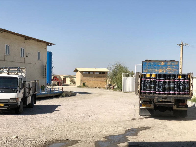 بارگیری ایزوگام به مقصد بوکان