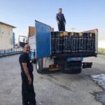 بارگیری ایزوگام به مقصد بانه